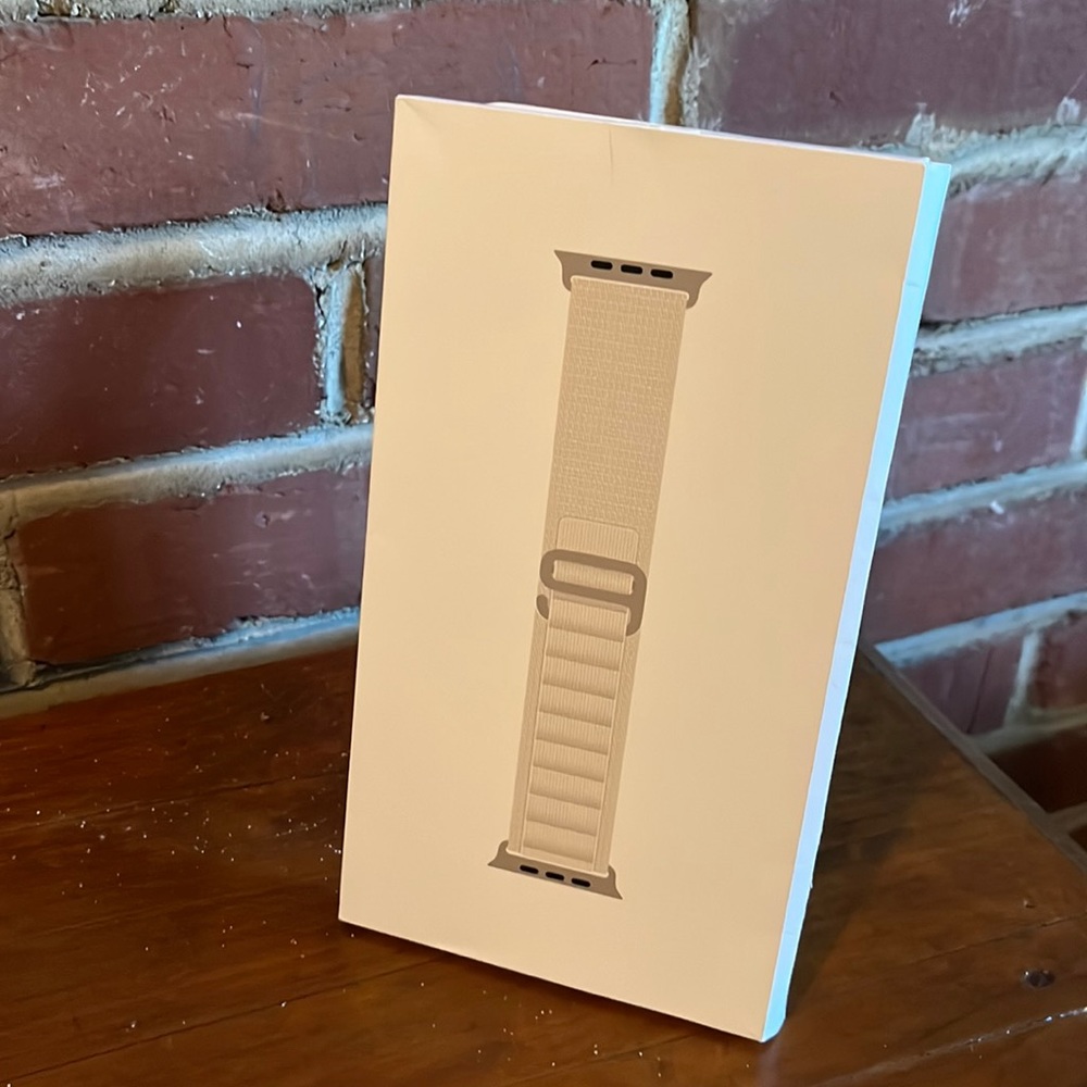 Apple Watch Band - Alpine Loop Titanium G-Hook Closure 49 MM Starlight color